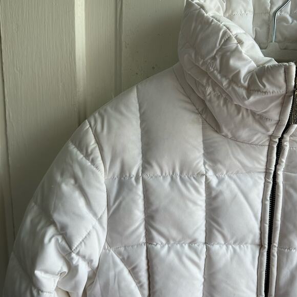 Steve Madden White Down Puffer Coat - Picture 4 of 9